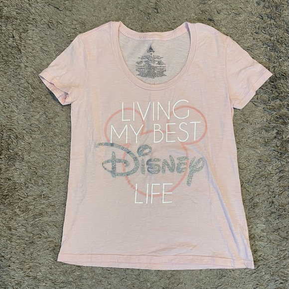 Disney Living My Best Disney Life Tee Adult XS - Picture 1 of 2